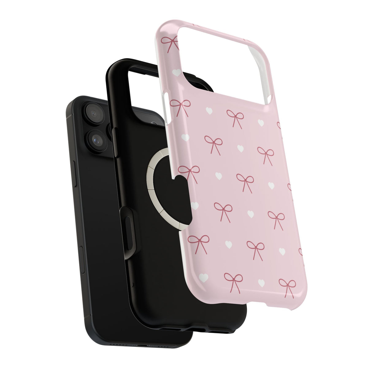 Ribbon Bow Case - Blush
