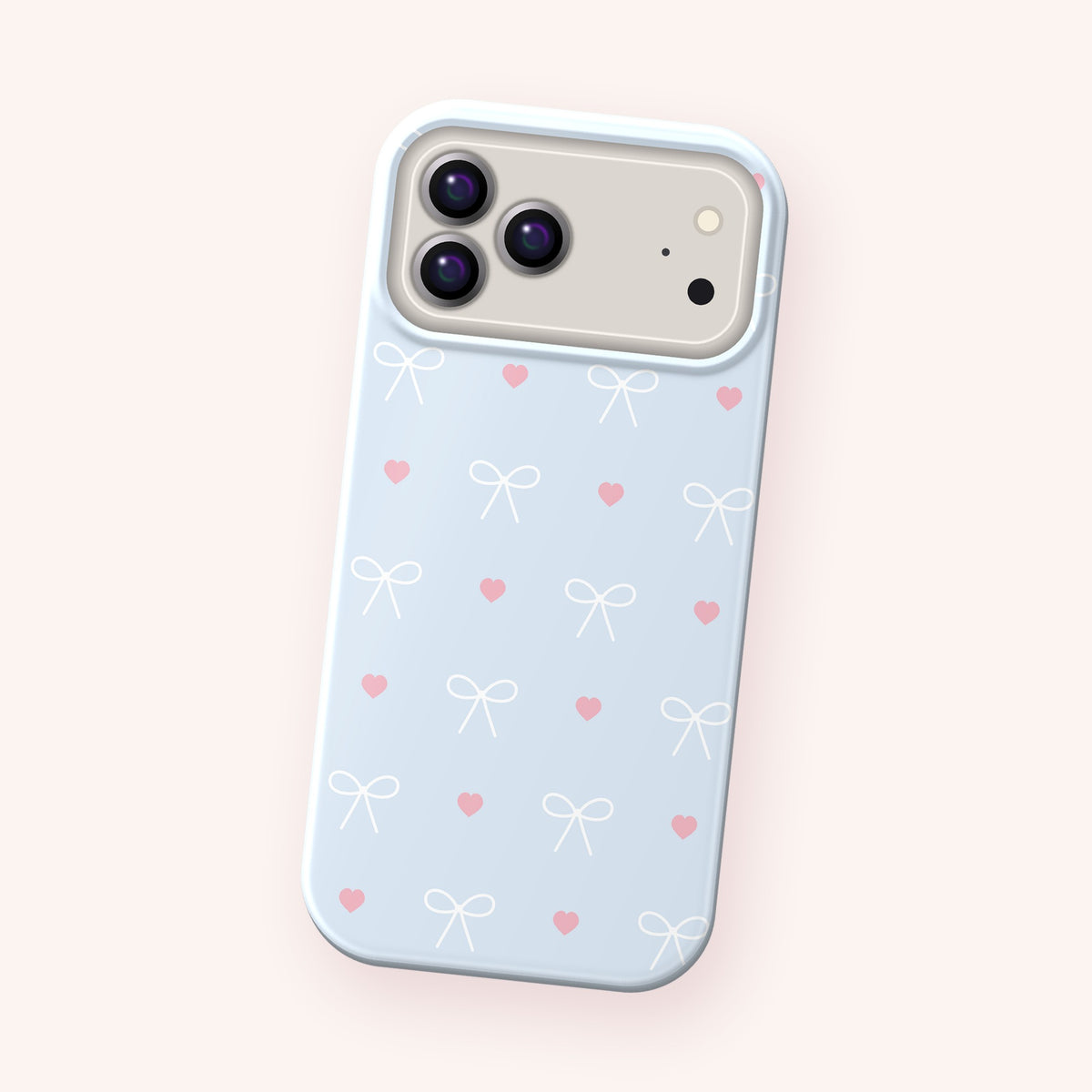 Ribbon Bow Case - Baby Blue