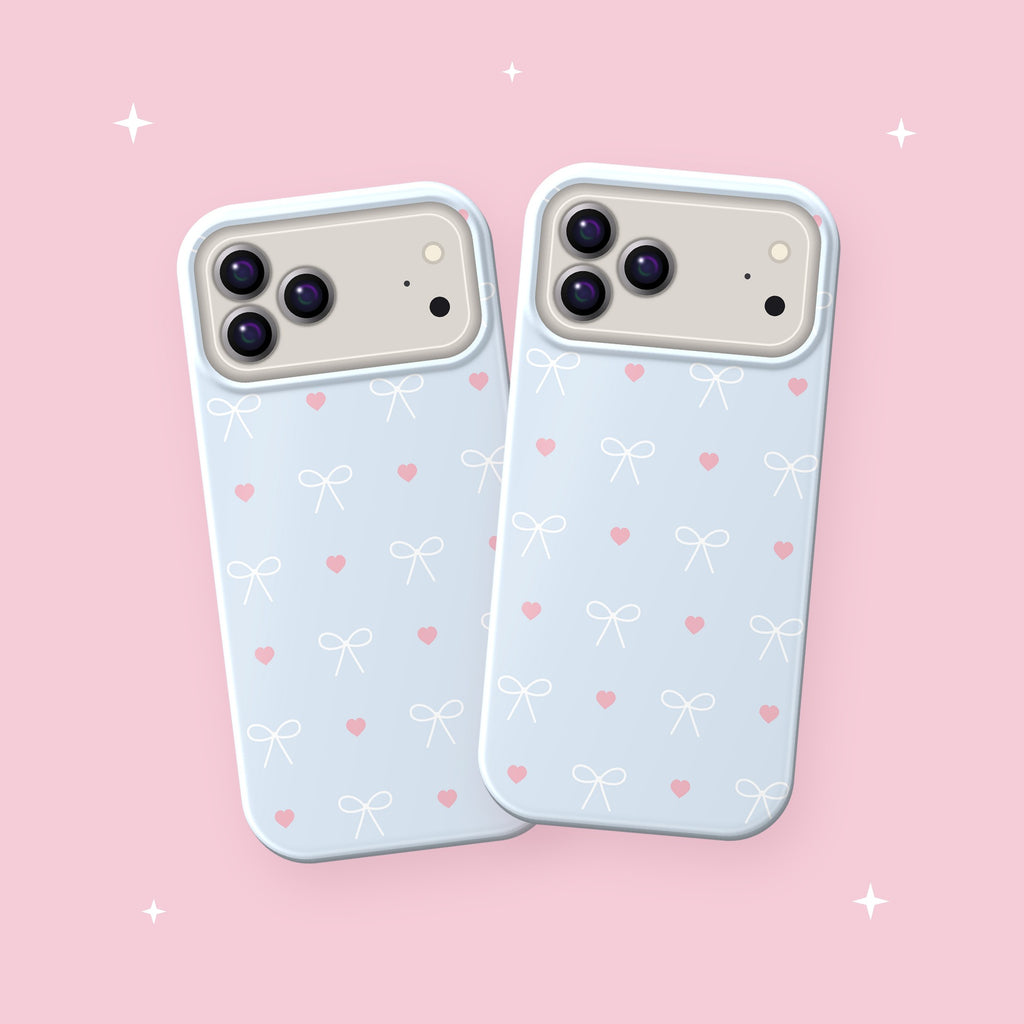 Ribbon Bow Case - Baby Blue