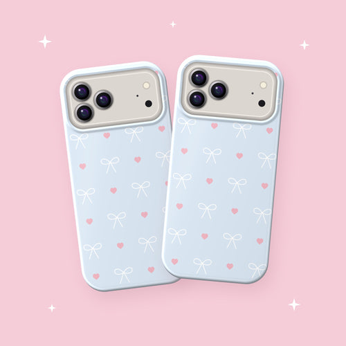 Ribbon Bow Case - Baby Blue