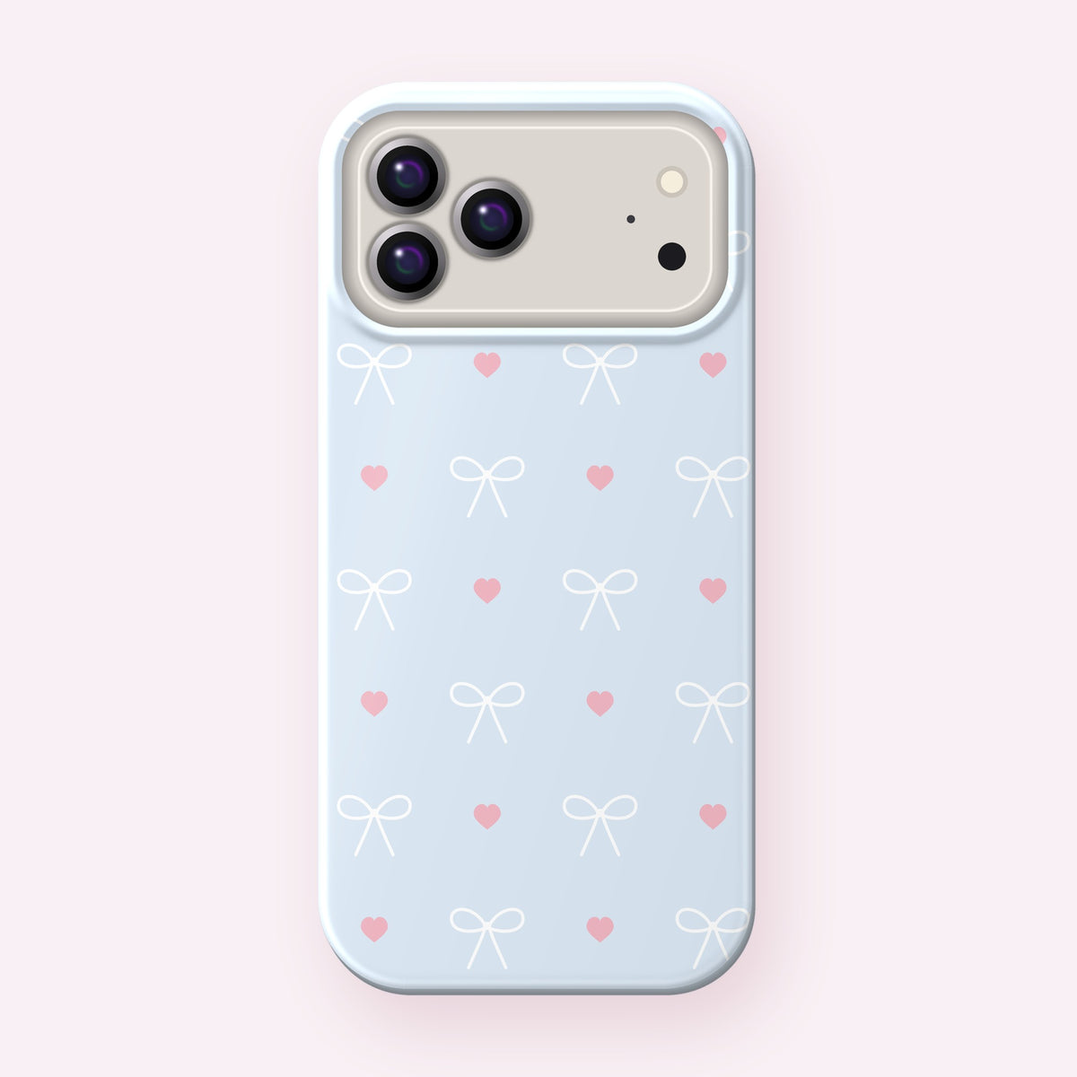 Ribbon Bow Case - Baby Blue