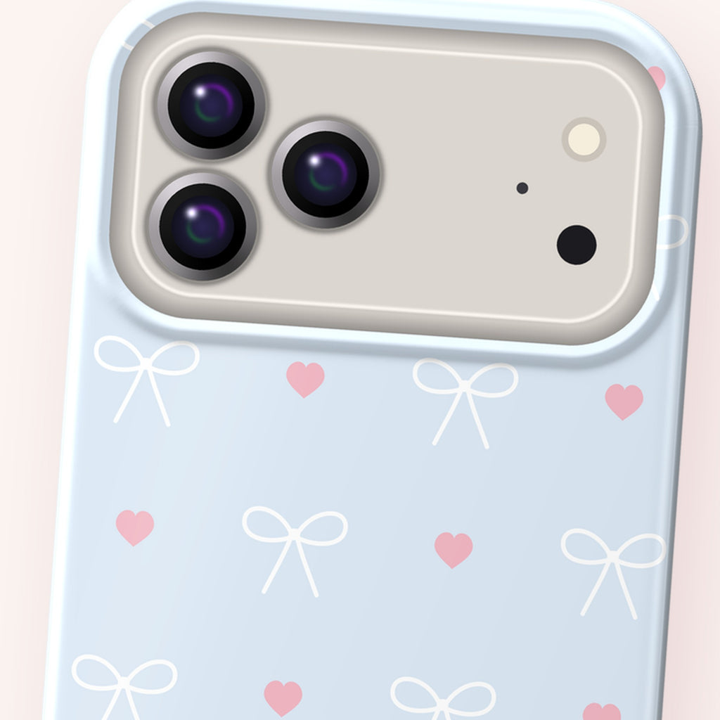 Ribbon Bow Case - Baby Blue