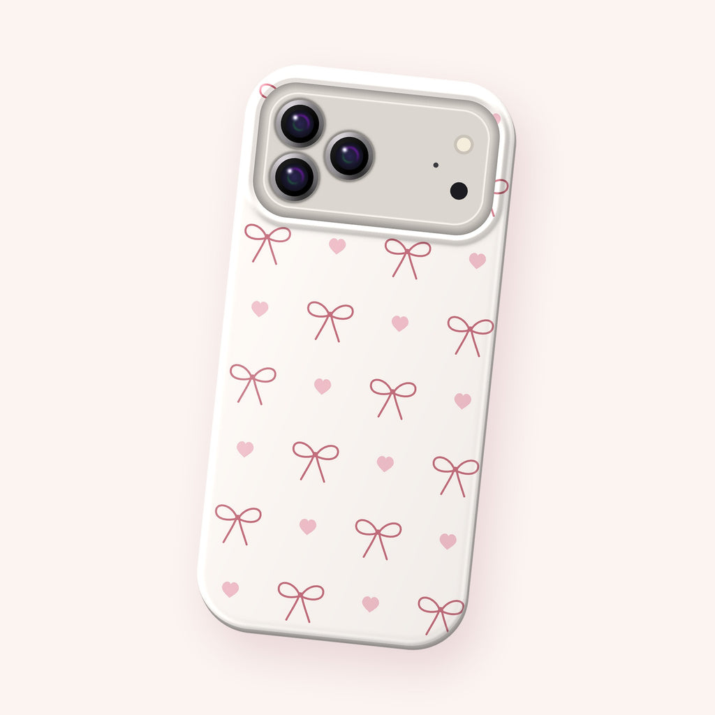 Ribbon Bow Case - Cream
