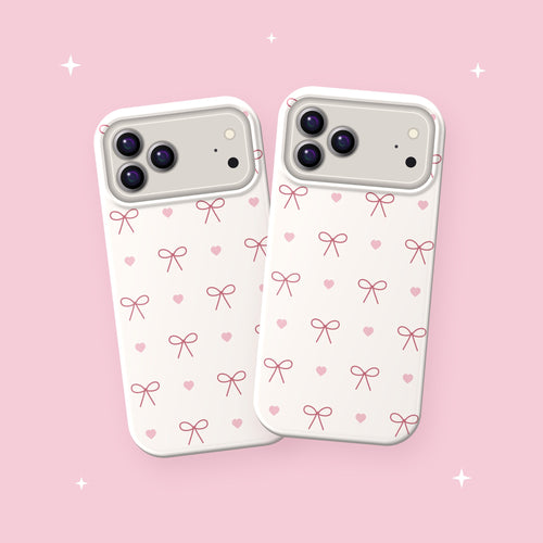 Ribbon Bow Case - Cream