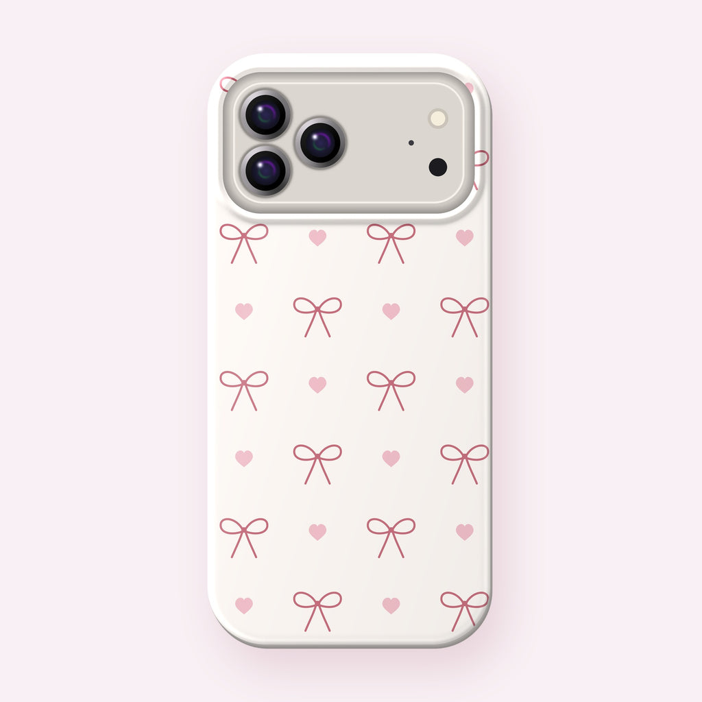 Ribbon Bow Case - Cream