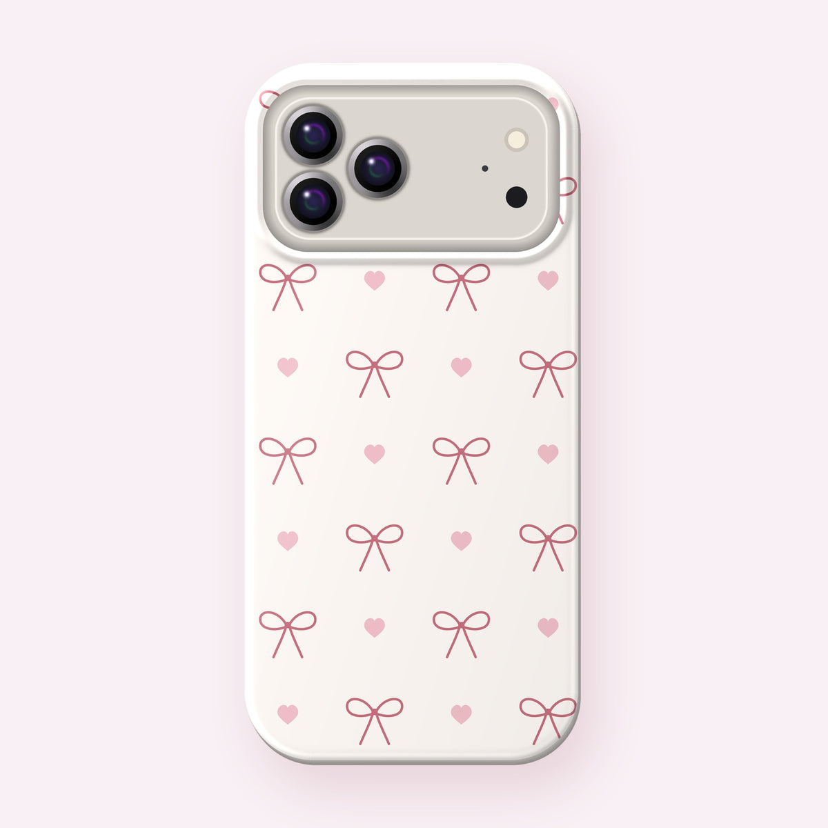 Ribbon Bow Case - Cream