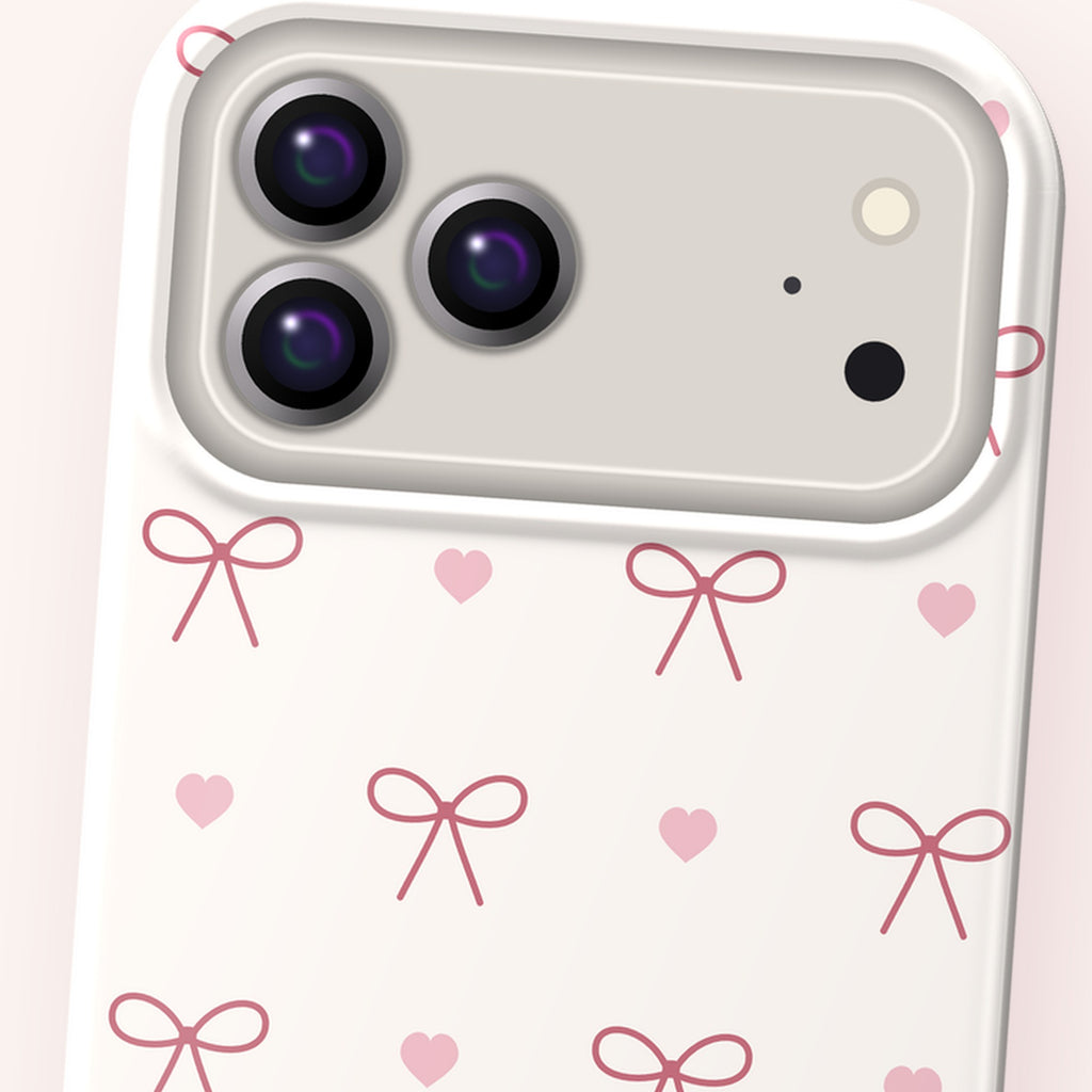 Ribbon Bow Case - Cream