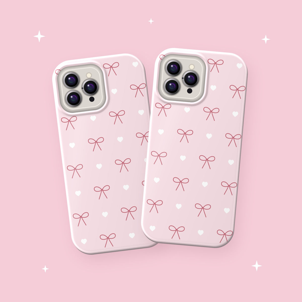 Ribbon Bow Case - Blush