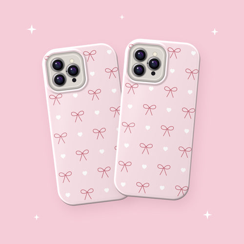Ribbon Bow Case - Blush