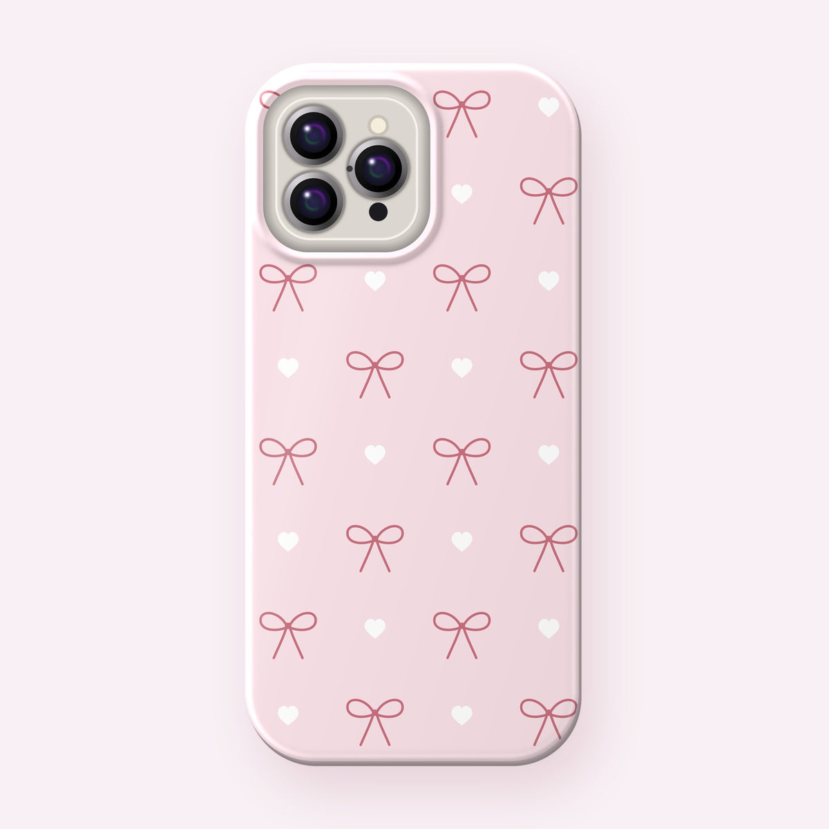 Ribbon Bow Case - Blush